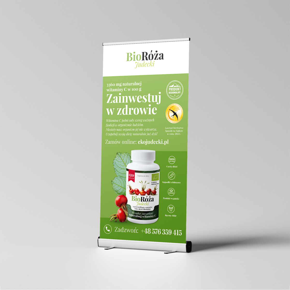 Projekt graficzny rollupa