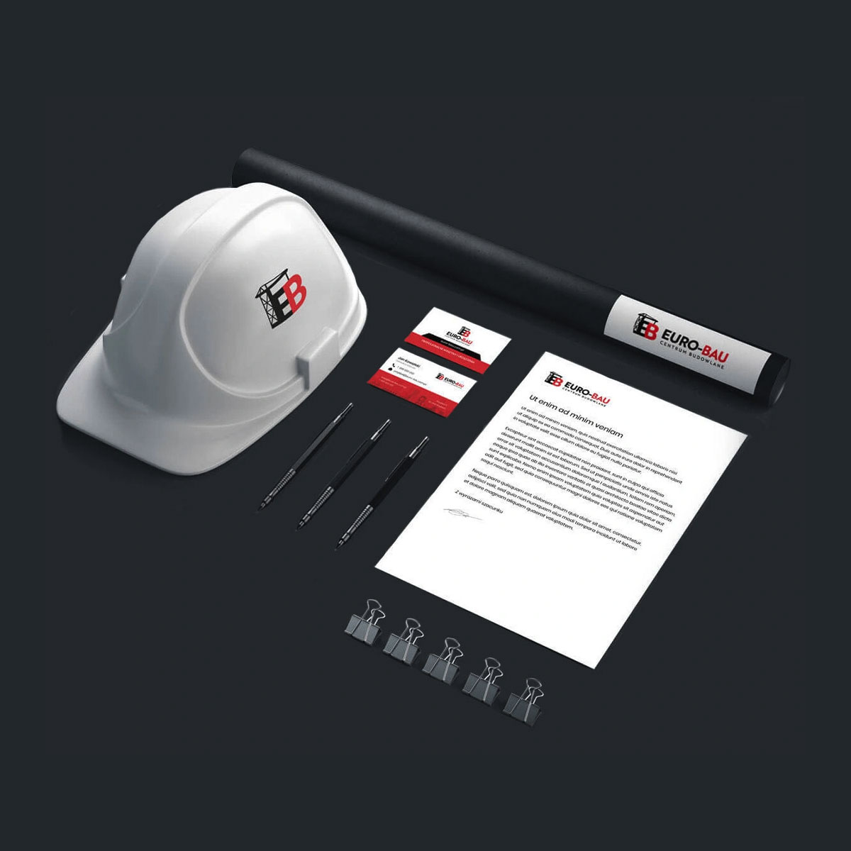 Identyfikacja wizualna firmy EURO-BAU