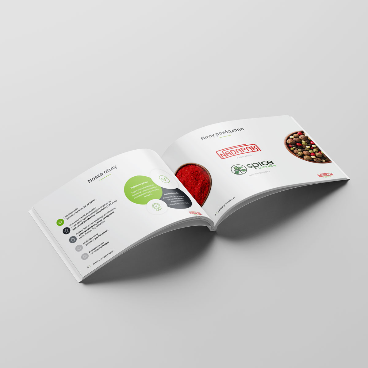 Projekt portfolio firmy